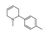 1-methyl-2-(4-methylphenyl)-3,6-dihydro-2H-pyridine Structure