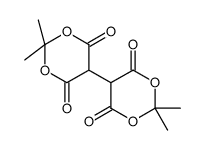 5-(2,2-dimethyl-4,6-dioxo-1,3-dioxan-5-yl)-2,2-dimethyl-1,3-dioxane-4,6-dione Structure