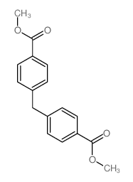 Benzoicacid, 4,4'-methylenebis-, 1,1'-dimethyl ester Structure