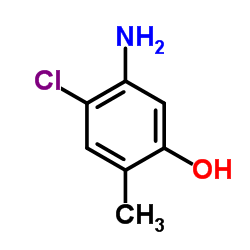 5-Amino-4-chloro-2-methylphenol Structure