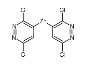 bis(3,6-dichloropyridazin-4-yl)zinc Structure