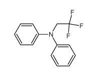 N,N-Diphenyl-N-(2,2,2-trifluoroethyl)amine结构式