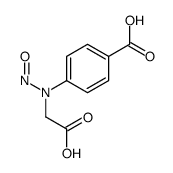 4-[carboxymethyl(nitroso)amino]benzoic acid Structure