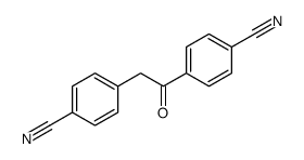 4-[2-(4-cyanophenyl)-2-oxoethyl]benzonitrile Structure