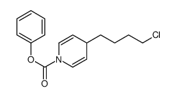phenyl 4-(4-chlorobutyl)-4H-pyridine-1-carboxylate Structure