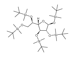 per-O-tert-butyldimethylsilyl-D-Galf Structure