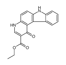 ethyl 1-oxo-4,7-dihydropyrido[2,3-c]carbazole-2-carboxylate结构式