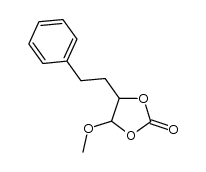 4-methoxy-5-phenethyl-1,3-dioxolan-2-one结构式