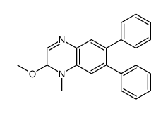 2-methoxy-1-methyl-6,7-diphenyl-2H-quinoxaline结构式