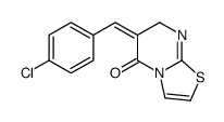 (6E)-6-[(4-chlorophenyl)methylidene]-7H-[1,3]thiazolo[3,2-a]pyrimidin-5-one Structure