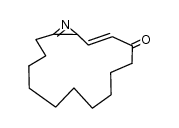 16-Azabicyclo[13.1.0]hexadeca-2,15-dien-4-on结构式