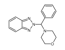α-(benzotriazol-2-yl)-α-(morpholin-4-yl)toluene Structure