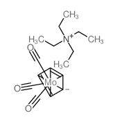 carbon monoxide,cyclopenta-1,3-diene,molybdenum(4+),tetraethylazanium结构式