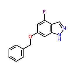 6-(Benzyloxy)-4-fluoro-1H-indazole structure