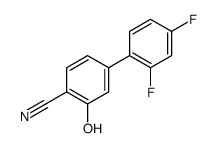 4-(2,4-difluorophenyl)-2-hydroxybenzonitrile结构式