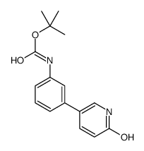 tert-Butyl (3-(6-hydroxypyridin-3-yl)phenyl)carbamate Structure