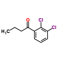 1-(2,3-Dichlorophenyl)-1-butanone结构式