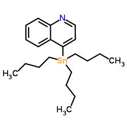 4-(tributylstannyl)quinoline structure