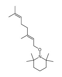 (E/Z)-3,7-dimethyl-1-(2,2,6,6-tetramethylpiperidin-1-yloxy)-octa-2,6-diene结构式