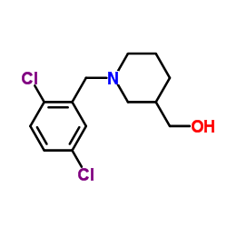 [1-(2,5-Dichlorobenzyl)-3-piperidinyl]methanol结构式