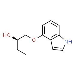 (R/S)-1-(4-Indolyloxy)-2-butanol Structure
