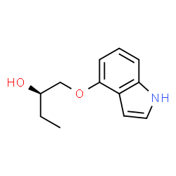 (R/S)-1-(4-Indolyloxy)-2-butanol structure