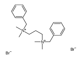 benzyl-[3-[benzyl(dimethyl)azaniumyl]propyl]-dimethylazanium,dibromide结构式