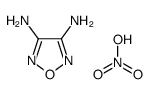 nitric acid,1,2,5-oxadiazole-3,4-diamine结构式