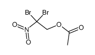 acetic acid-(2,2-dibromo-2-nitro-ethyl ester)结构式