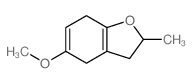 5-methoxy-2-methyl-2,3,4,7-tetrahydrobenzofuran结构式