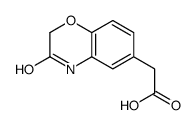 (3-氧代-3,4-二氢-2H-1,4-苯并恶嗪-6-基)乙酸结构式