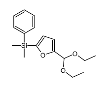 [5-(diethoxymethyl)furan-2-yl]-dimethyl-phenylsilane Structure