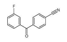 4-[(3-Fluorophenyl)carbonyl]benzonitrile Structure