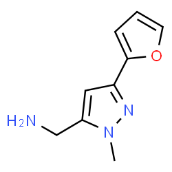 (3-(Furan-2-yl)-1-methyl-1H-pyrazol-5-yl)methanamine picture