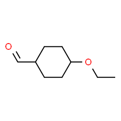 Cyclohexanecarboxaldehyde, 4-ethoxy-, trans- (9CI) structure