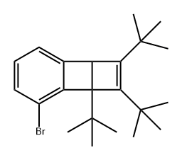 Tricyclo[4.4.0.02,5]deca-3,6,8,10-tetraene, 10-bromo-2,3,4-tris(1,1-dimethylethyl)- (9CI) Structure