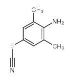4-氨基-3,5-二甲基硫氰酸苯酯结构式