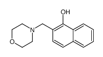 2-(morpholin-4-ylmethyl)naphthalen-1-ol Structure