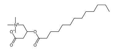 3-tridecanoyloxy-4-(trimethylazaniumyl)butanoate结构式