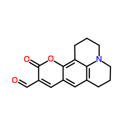 10-OXO-2,3,5,6-TETRAHYDRO-1H,4H,10H-11-OXA-3A-AZA-BENZO[DE]ANTHRACENE-9-CARBALDEHYDE Structure