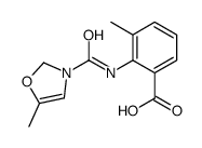 3-methyl-2-[(5-methyloxazole-3-carbonyl)amino]benzoic acid结构式