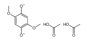2,5-Dimethoxy-1,4-benzenediol diacetate Structure