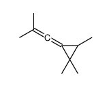 2-Methyl-1-(2,2,3-trimethylcyclopropylidene)-1-propene结构式