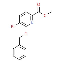 6-Benzyloxy-5-bromopyridine-2-carboxylic acid methyl ester structure