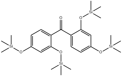 Methanone, bis[2,4-bis[(trimethylsilyl)oxy]phenyl]-结构式