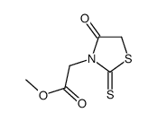 Methyl (4-oxo-2-thioxo-1,3-thiazolidin-3-yl)acetate Structure