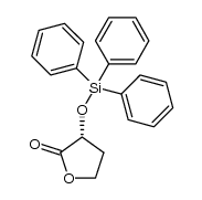 (R)-3-((triphenylsilyl)oxy)dihydrofuran-2(3H)-one结构式