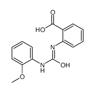 2-[(2-methoxyphenyl)carbamoylamino]benzoic acid Structure