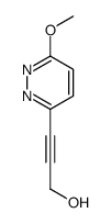3-(6-methoxypyridazin-3-yl)prop-2-yn-1-ol结构式