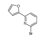 2-bromo-6-(furan-2-yl)pyridine结构式